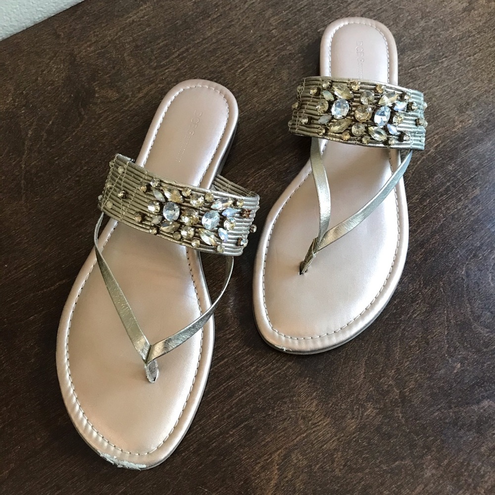 Gold Sandals-10M